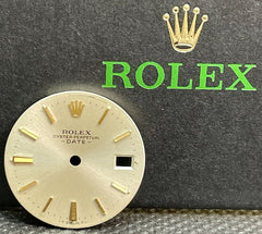 Rolex Date Ladies 26mm SIlver Dial Gold Stick Oyster Jubilee 6917 69173