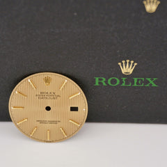 Rolex Datejust Men's 36mm Gold Tapestry Stick Dial Jubilee Ref: 16233 16013