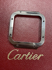 Cartier Santos Lg Model 40mm Stainless Steel Bezel Men's Reference WSSA0018