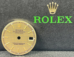 Rolex Ladies Datejust 26mm Jubilee Gold Hounds Dial Gold StickMarkers 69173