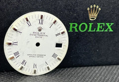 Rolex Date Men's 34mm Stainless Steel White Roman Dial Oyster Jubilee 1500 15000