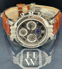 Harry Winston Perpetual Calendar Platinum Mens Watch Limited Edition 200-MCAPC38