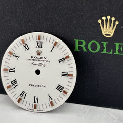 Rolex Air-King Oyster Precision 34mm  White Dial Black Roman Ref: 14000 5500