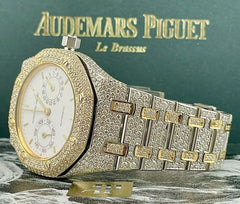 Audemars Piguet Royal Oak  2-Tone Gold 36mm Iced Out 15ct Diamonds No 1479