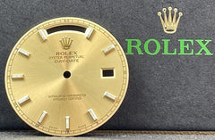 Rolex Mens Day-Date 41mm Champagne Gold Dial Stick Markers President Ref 218238