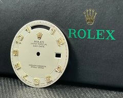 Rolex Day Date II President Mens 41mm Arabic Concentric Dial Gold Ref 218238