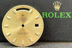 Rolex Mens Day-Date 41mm Champagne Gold Dial Stick Markers President Ref 218238