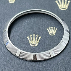 Rolex DateJust 31mm Ladies Stainless Steel Engine Turned Bezel Ref: 177210