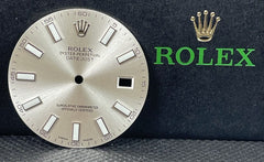 Rolex DateJust 2 Men's 41mm Silver Dial Silver Stick Index Oyster 116300 116334