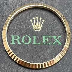 Rolex Datejust 31mm 18k Yellow Gold Fluted Bezel Oyster Jubilee 4 Gram Ref 68273