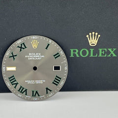 Rolex DateJust 2 II Men’s 41 18k Gold/Steel Anniversary Grey Roman Slate 116333