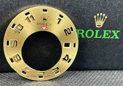 Rolex Sky-Dweller 42mm Gold Dial Arabic Hour Marker Markers Oyster Ref: 326938