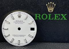 Rolex Oyster Perpetual Datejust 31mm Midsize White Dial Silver Stick Ref 178274