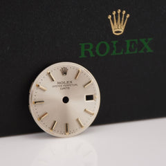 Rolex Oyster Perpetual Date Ladies 26mm Silver Dial Stick Jubilee Ref 6917