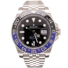 2023 Rolex Men 40mm GMT-Master II Batgirl Blue Bezel Steel Watch 126710BLNR