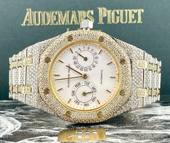 Audemars Piguet Royal Oak  2-Tone Gold 36mm Iced Out 15ct Diamonds No 1479