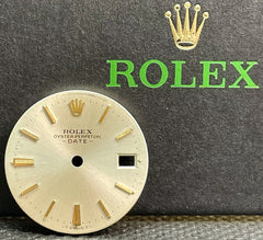 Rolex Date Ladies 26mm SIlver Dial Gold Stick Oyster Jubilee 6917 69173