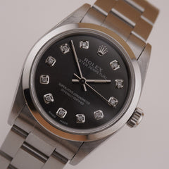 Rolex Oyster Perpetual 31mm Stainless Steel Grey Dial Watch 77080