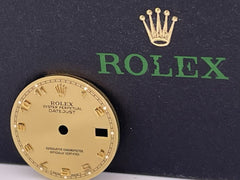 Rolex Datejust Ladies 26mm Gold Dial Gold Arabic Markers Ref: 69173 79173