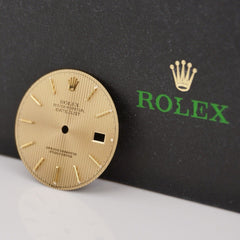 Rolex Datejust Men's 36mm Gold Tapestry Stick Dial Jubilee Ref: 16233 16013