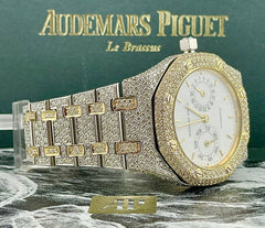 Audemars Piguet Royal Oak  2-Tone Gold 36mm Iced Out 15ct Diamonds No 1479