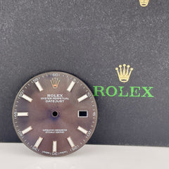 Rolex DateJust 41 Men's Grey Rhodium Dial Stick Jubilee Oyster 126300 126334