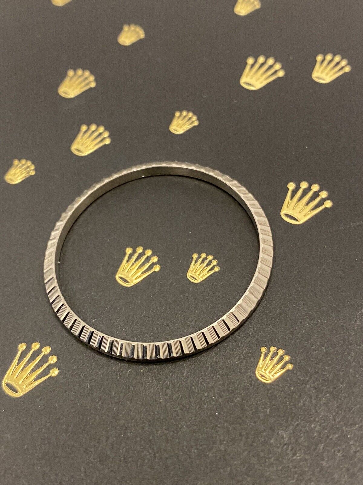 Rolex DateJust 36mm Stainless Steel Engine Turned Bezel 16030 – SwissIceCo