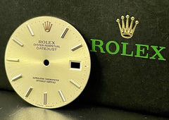 Rolex Datejust 36mm Men's Light Grey Dial Silver Stick Jubilee Ref: 16014 16220