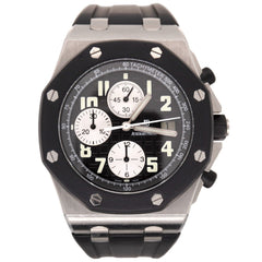 AUDEMARS PIGUET Royal Oak Offshore 42mm Stainless Steel Black Dial Watch 25940SK