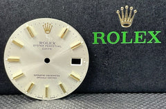 Rolex Date Mens 34mm Two Tone Gold Stick Dial Oyster Jubilee Ref 1500 1503 15000