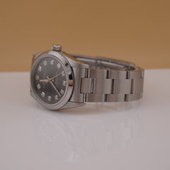 Rolex Oyster Perpetual 31mm Stainless Steel Grey Dial Watch 77080