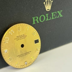 Rolex Datejust 31mm Midsize Mother of Pearl Gold Dial FACTORY DIAMOND Ref 78273