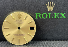 Rolex Datejust Midsize 31mm Yellow Gold Dial Stick Oyster Jubilee Model 68273