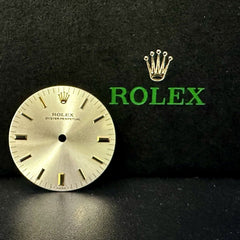 Rolex Oyster Perpetual Midsize 31mm Silver Dial Gold Stick Ref: 67183