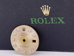 Rolex Datejust Ladies 26mm FACTORY DIAMOND Silver Dial Oyster Jubilee 69174