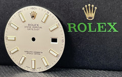 Rolex DateJust 2 Men’s 41mm 2-Tone 18k Gold Ivory White Dial Oyster 116333