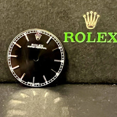 Rolex Oyster Perpetual 31mm Midsize Black Dial Silver Stick Ref: 67480 77080