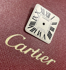 Cartier Santos 100  White Dial Black Roman 35mm Automatic Steel Ref: W20106X8