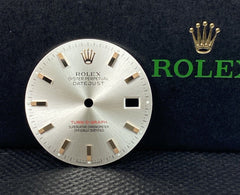 Rolex Mens Datejust 36mm Turn-O-Graph 2-Tone Silver Dial Rose Gold Sticks 116261