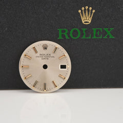 Rolex Oyster Perpetual Date Ladies 26mm Silver Dial Stick Jubilee Ref 6917