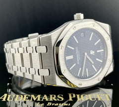 Audemars Piguet Royal Oak " JUMBO" 39mm Blue Dial Steel Watch 15202ST.OO.1240ST