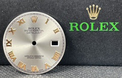 Rolex Datejust Men's 36mm Slate Gray Watch Dial Rose Gold Roman Ref 116231