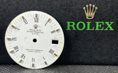 Rolex Date Men's 34mm Stainless Steel White Roman Dial Oyster Jubilee 1500 15000