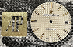 Audemars Piguet Royal Oak 37mm White Dial Yellow Gold StickAutomatic Ref 15450BA