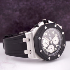 AUDEMARS PIGUET Royal Oak Offshore 42mm Stainless Steel Black Dial Watch 25940SK