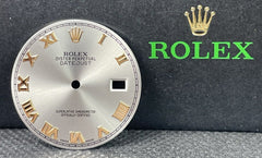 Rolex Datejust Men's 36mm Slate Gray Watch Dial Rose Gold Roman Ref 116231