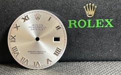 Rolex DateJust Men's 36mm Silver Dial Roman Numerals Steel Oyster 116200 116234