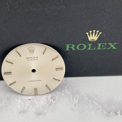 Rolex Oyster Precision Men's Stainless Steel 34mm Silver Stick Dial Ref 6427