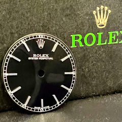 Rolex Oyster Perpetual 31mm Midsize Black Dial Silver Stick Ref: 67480 77080