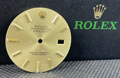 Rolex Datejust Mens 36mm Gold Champagne Jubilee Oyster Stick Dial 16013 16233